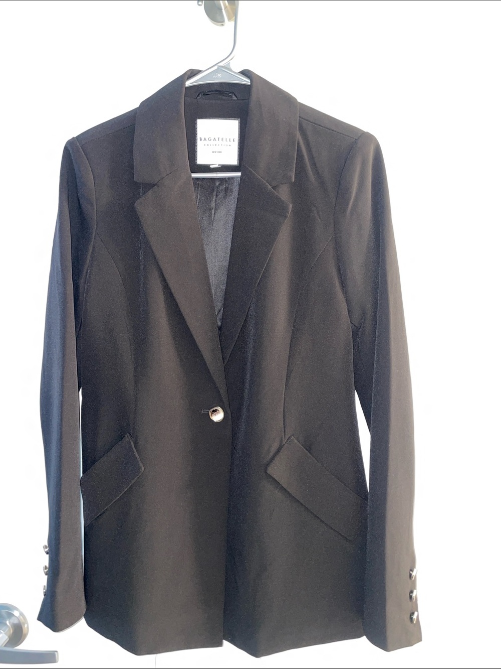 bagatelle Brown Single-Button Tailored Blazer